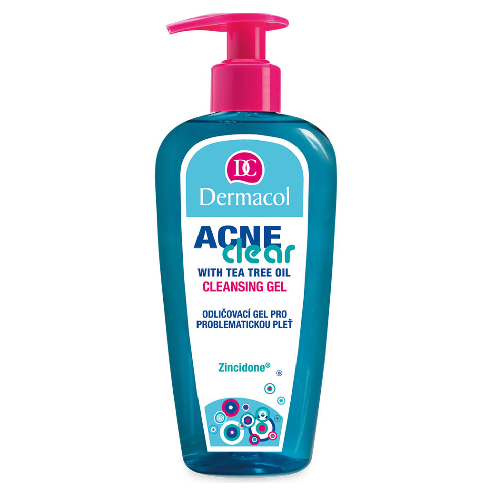 DERMACOL AcneClear Odličovací a čistící gel pro problematickou pleť 200 ml