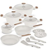 Berlingerhaus Sada nádobí s titanovým povrchem 15 ks Sahara Nordic Collection