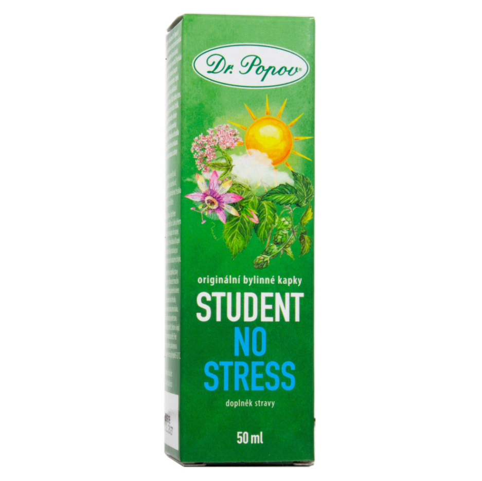 Dr.Popov Kapky bylinné Student-No stress 50ml