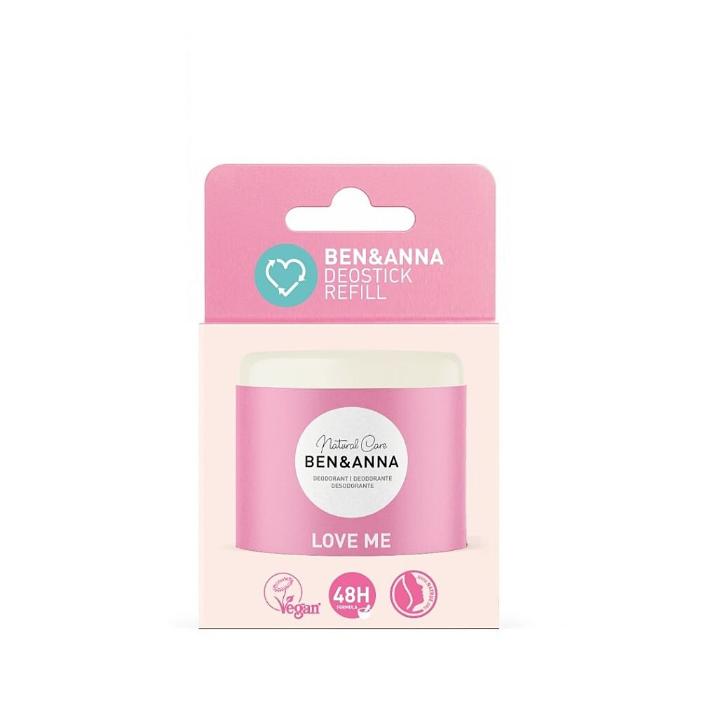 BEN & ANNA Tuhý deodorant náplň refill Love Me 40 g