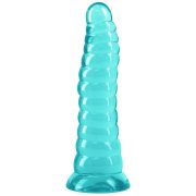 NS Novelties Gelové dildo s přísavkou Fantasia Nymph, tyrkysové 19 cm