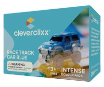 Cleverclixx Magnetická závodní dráha - Autíčko modré - 1 kus