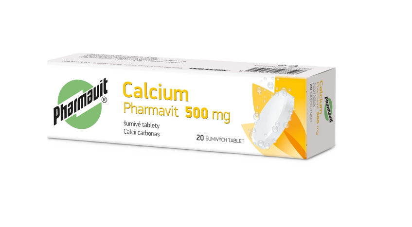 Calcium Pharmavit 500mg, 20 tbl.