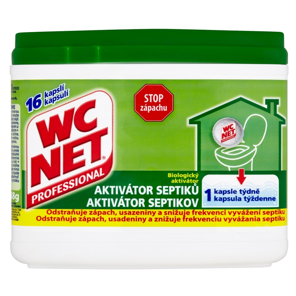 WC NET biologický aktivátor septiků 16 kusů